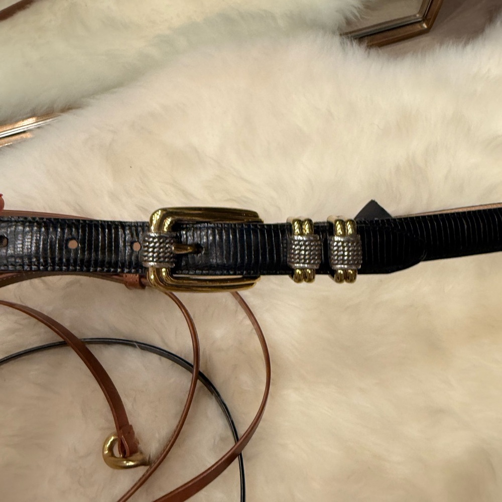 Set of 4: Vintage & New Classy Belts